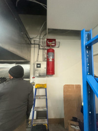 COMMERCIAL KITCHEN FIRE SUPPRESSION SYSTEM INSPECTION AND INSTAL