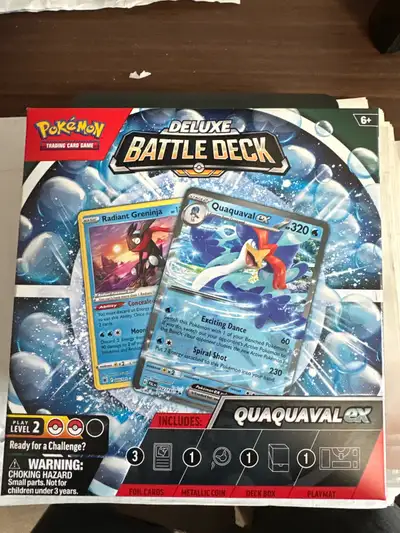 Brand new Pokémon deluxe battle deck boxes!, View more