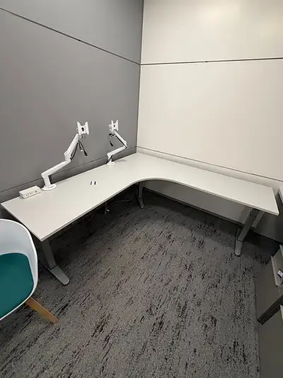 Steelcase Ology L-Shape Desk – 78’ x 78’ Workstation, View more