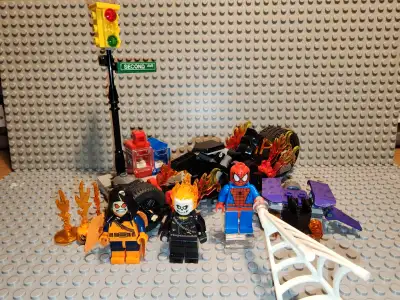 Lego SUPER HEROES 76058 Spider-Man: Ghost Rider Team-up, View more