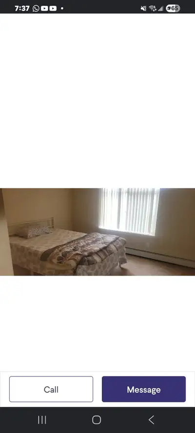 Short term room rental available in Edmonton Alberta for single working person on daily or weekly ba...