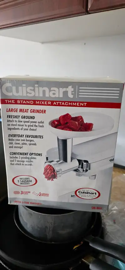 Cuisinart Large Meat Grinder Stand Mixer Attachment, View more
