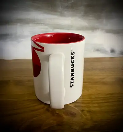 Yes, it’s available! Starbucks Oversized Coffee Ceramic Mug Microwave and Dishwasher Safe Red and br...