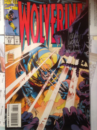 WOLVERINE comic book signed