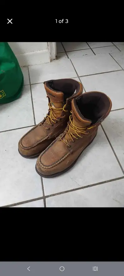 Used Wolverine Ironworkers boots - Size 8-1/2, View more
