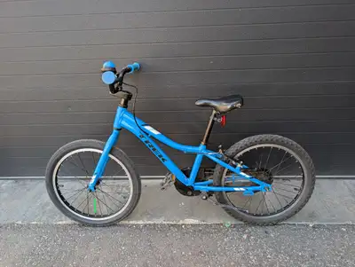 Trek Kid's 20 inch Precaliber, single speed, with hand brakes and coaster brakes, great for kid's le...