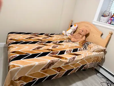 Queen size bed and Free Dresser, View more