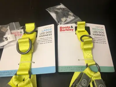 NEW Boots & Barkley Light-Up LED Dog Harness ( Medium & Large), View more