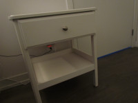 IKEA TYSSEDAL Nightstand, White - Excellent Condition