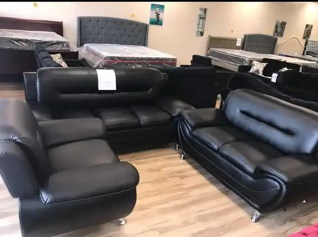 3 Pcs Brand New Sofa Set - Free Delivery.COD  in Multi-item in Kingston - Image 2