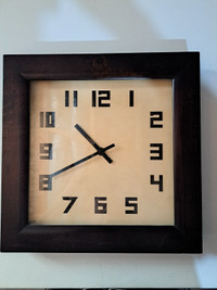 Wall clock 12 x 12 inches