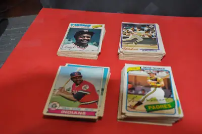 O pee chee baseball cards lot of 1977-1978-1979 -1980 +- 117 car, View more
