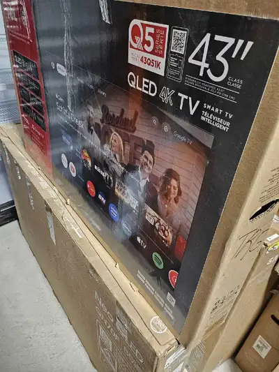 TCL 43" (Q51K) Series 4K UHD HDR QLED Smart Google TV, View more