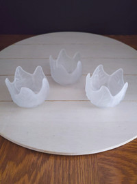 PartyLite Lotus Blossom Votive Holders (set of 3)