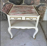 Set of 2 French Vintage Nightstands