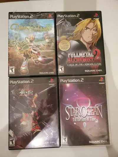 PS2 Square Enix Bundle MANA MUSASHI FULLMETAL 2 STAR OCEAN, View more