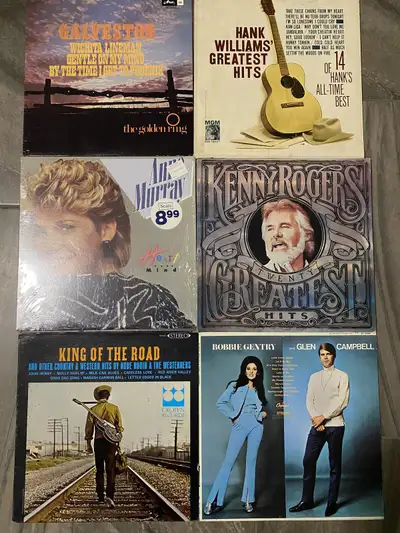 Country Vinyl Album Lot , View more