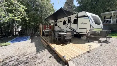 TURN-KEY FAMILY TRAILER PACKAGE ON BUCKHORN LAKE Grandview Trailer Park & Cottages – “Circle of Frie...