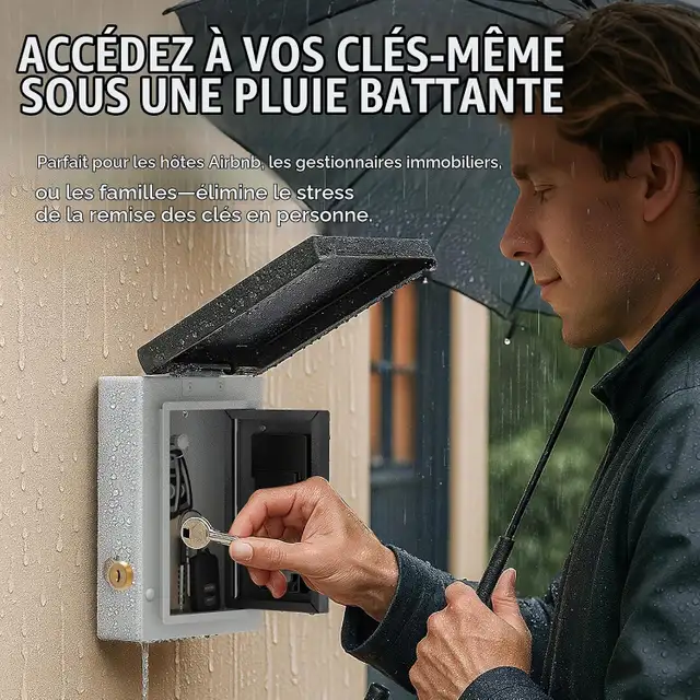 Boîte de verrouillage à clés extérieure, bluetooth ext/int NEUVE in Security Systems in City of Montréal - Image 7
