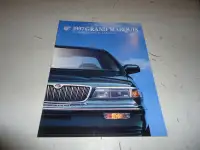 1997 Mercury Grand Marquis Sales Brochure. NOS. Can Mail.