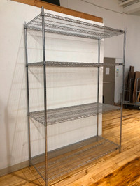 CHROME WIRE SHELVING