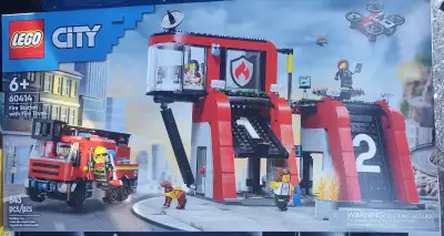 Lego City Fire Station with Fire Truck 60414, View more