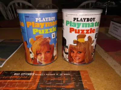 2 playboy playmate puzzles ,$45 each or both for $80 located in Kenilworth , can meet in Elmira or p...