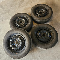 4x 16" Michelin X-Ice Xi3 winter tires & steel rims 5x114.3 67.1