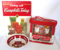 VINTAGE CAMPBELLs  RECIPE BOOK and PROMOTIONAL  ITEMS