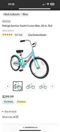 20 inch girls bike 