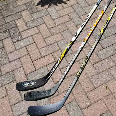 Like New EASTON CCM and NIKE - BAUER Composite Hockey Sticks, View more