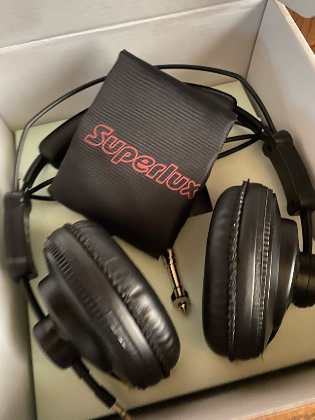 Superlux headphones new in box never used  in Headphones in Hamilton