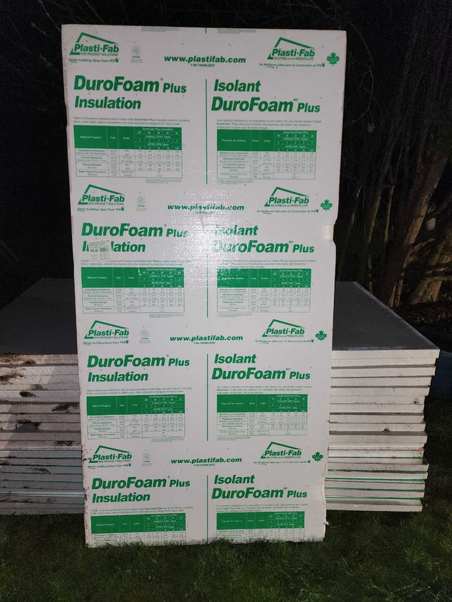 Durofoam plasti-fab 2"4'x8' foam board in Other in Oshawa / Durham Region