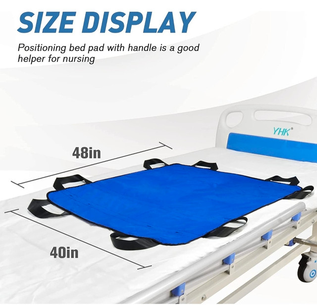 YHK 48" x 40" Multipurpose Positioning Bed Pad，Waterproof  in Health & Special Needs in Windsor Region - Image 2