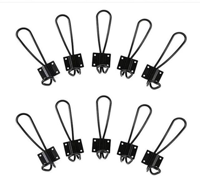 New pack of 10 wall mounted rustic entryway double coat hooks in Hobbies & Crafts in Mississauga / Peel Region - Image 2