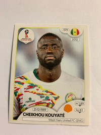 2018 PANINI FIFA WORLD CUP RUSSIA STICKER C. KOUYATE#622 SENEGAL