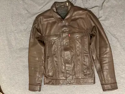 Levi’s Big E Bovine Leather Jacket size Small $600, View more