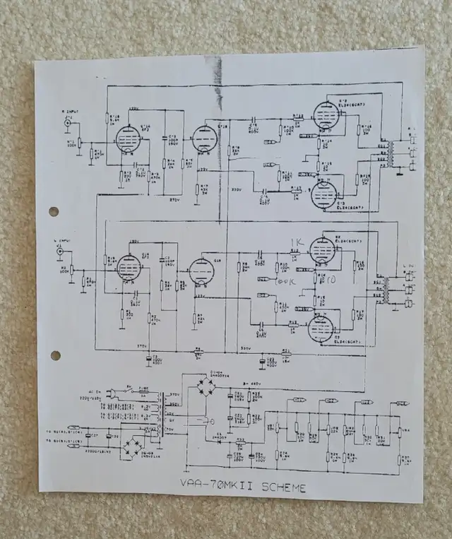 EL34 AEG Tube Push-pull Stereo  Power Amplifier Dynaco  ST-70 in Stereo Systems & Home Theatre in Markham / York Region - Image 10