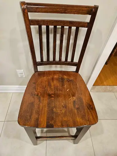 Wooden Bar Stools x 3, View more