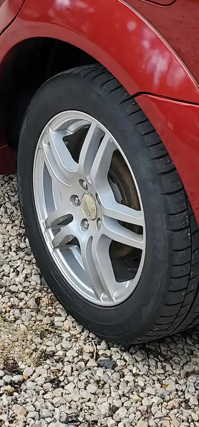 16" wheels for sale. Tires are 205 55 r16. No curb rash in really good condition. Will fit pontiac v...