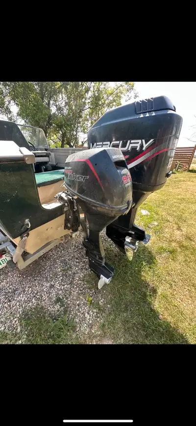 Well maintained lund fishman adventure 1800 18ft deep V style with a 135 optimax 2 stroke oil inject...