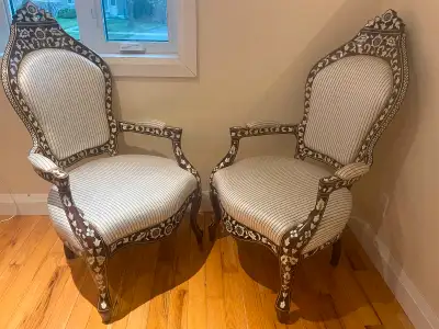 Syrian Mosaic Chairs, View more