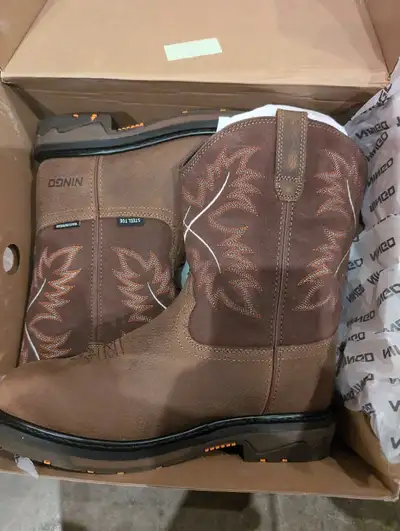 Ningo Steel Toe Waterproof Work Boots 10.5M, View more