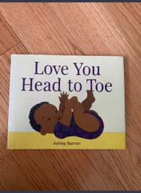 Love You Head to Toe hardcover book for baby toddler 