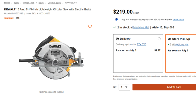 Dewalt Skill Saw -- Brand New!! Never Used in Power Tools in Lethbridge - Image 7
