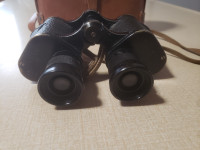 WWII Binoculars with Case
