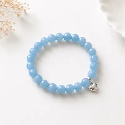 Aquamarine Crystal Bracelets, View more