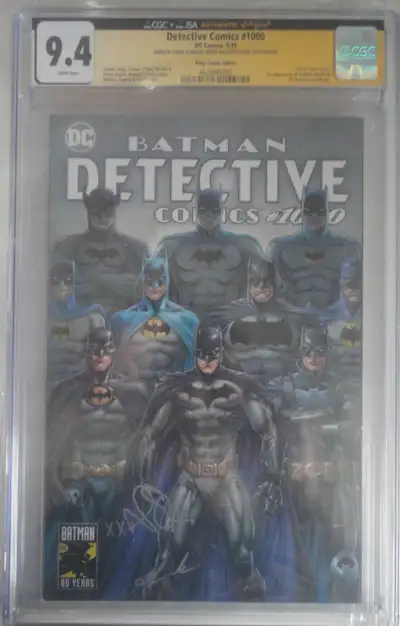 DETECTIVE COMICS 1000 CGC/JSA 9.4 SIGNED KWOK & SCOTT, View more