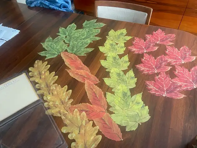 Brand new Williams Sonoma Fall decor leaves