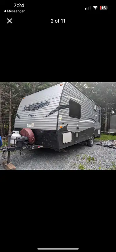 Message for additional pictures. Great condition, need gone soon. Was pulled with a Jeep Cherokee tr...